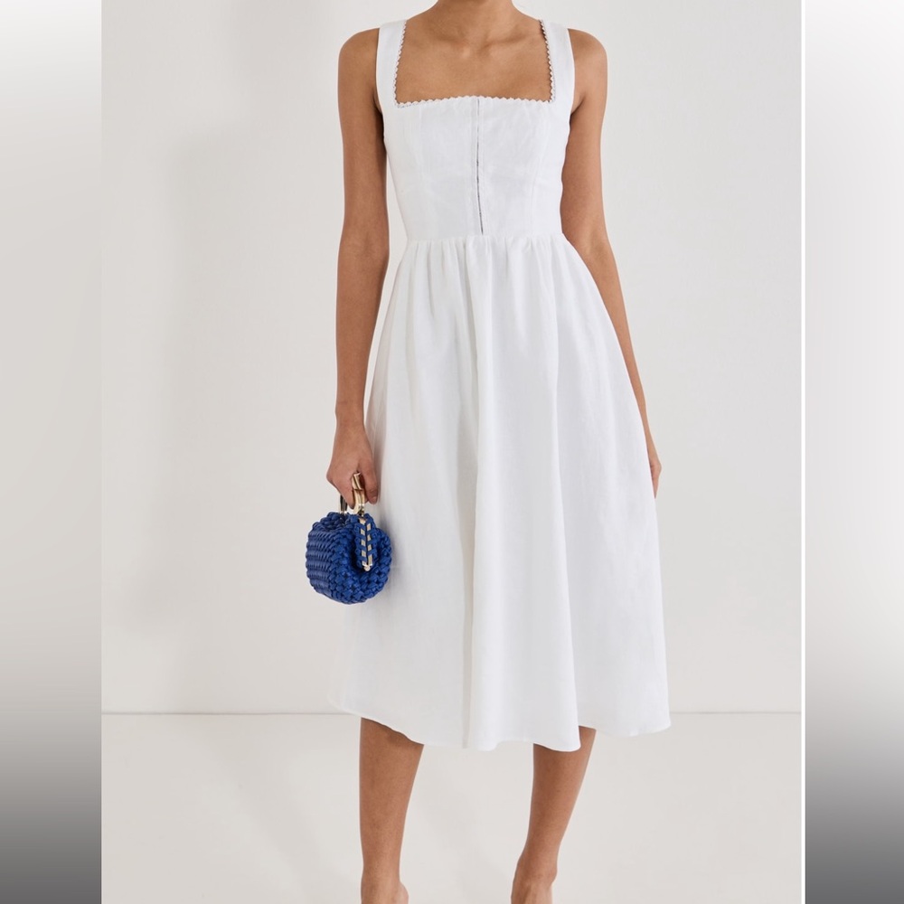 Reformation Tagliatelle Linen Dress